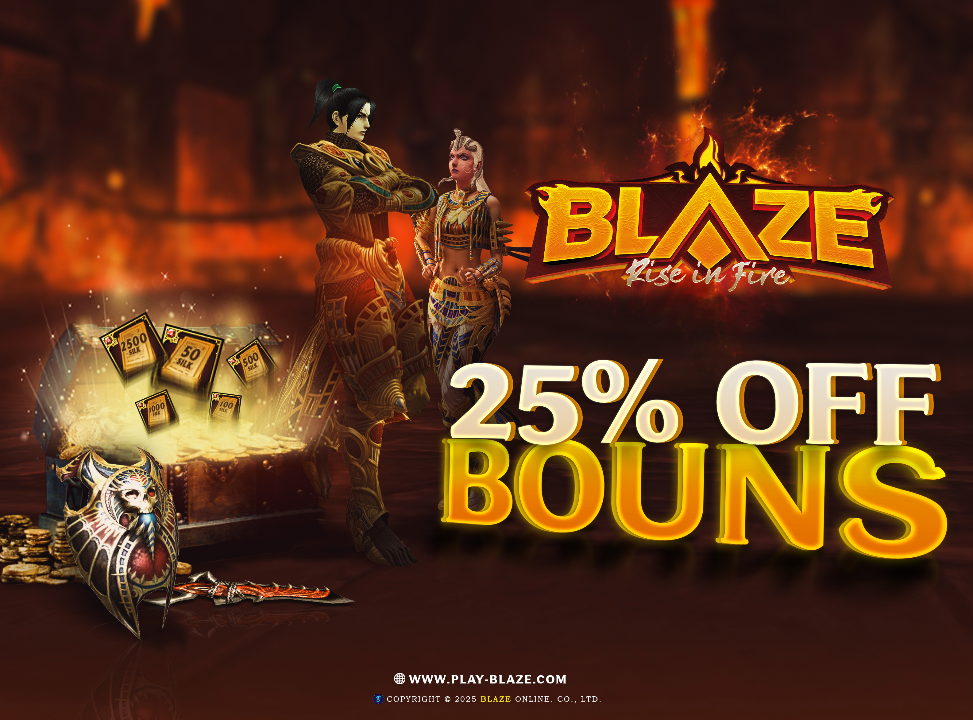25% Bonus